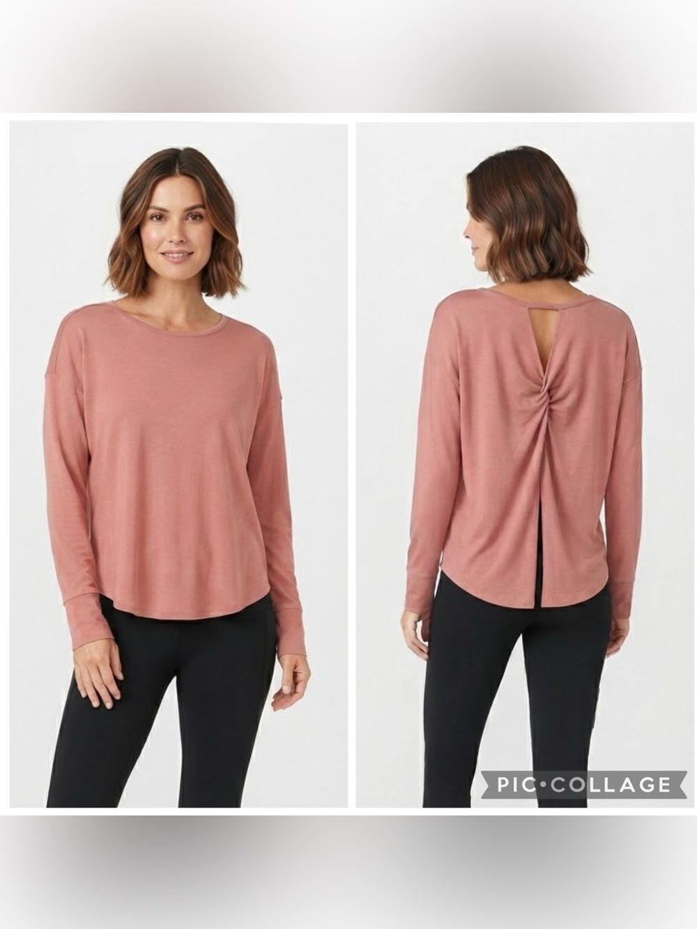 Old Navy Active Twist Back Top Size Medium